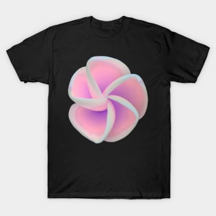 Frangipani bloom pink and purple T-Shirt